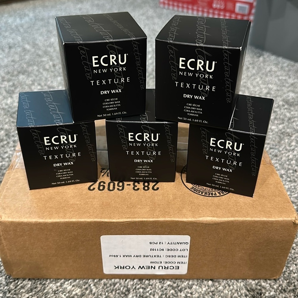 NWT Ecru New York Texture Dry Wax. 1.69 fl oz.  Price is for one.